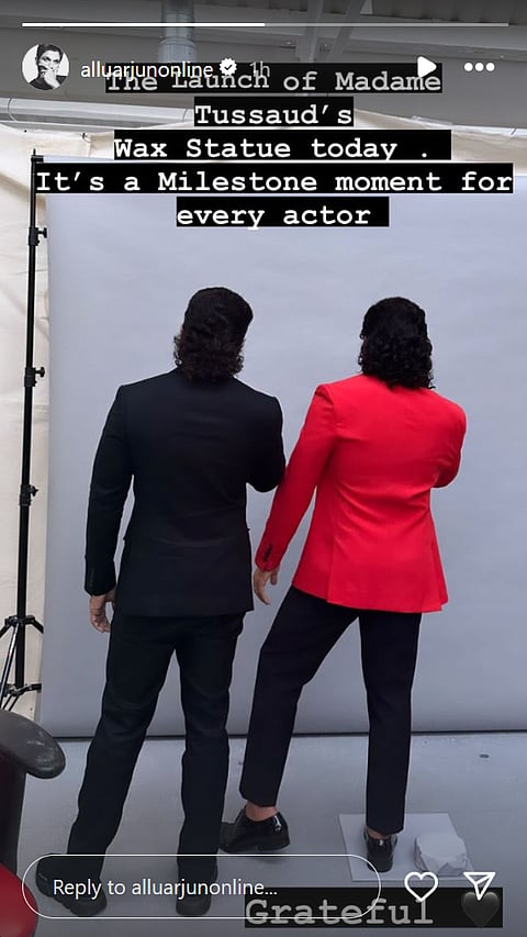 Allu Arjun's Instagram Story