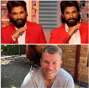 Instagram : Allu Arjun,David Warner