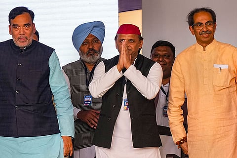 INDIA bloc Loktantra Bachao Rally in Delhi