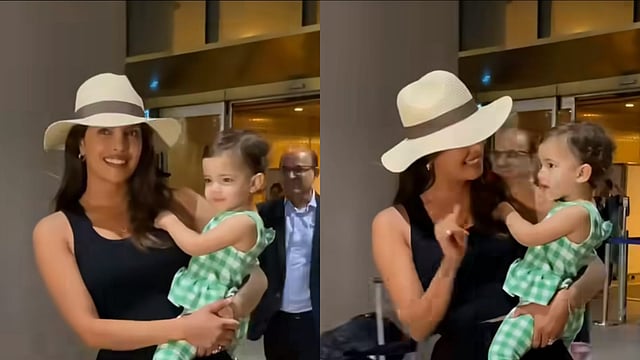 Video: Priyanka Chopra Is Back In Mumbai With Malti Marie; Teaches Her Daughter To Wave At Paps