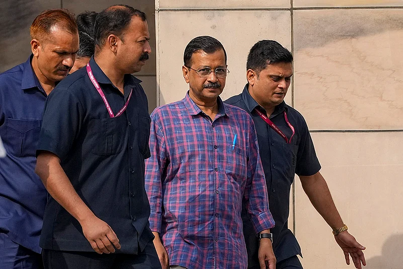 Arvind Kejriwal at Rouse Avenue Court