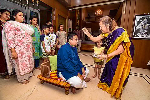 Nitin Gadkari in Nagpur