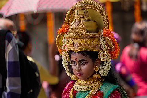 Children's Festival in Kerala's Kanichukulangara Devi temple