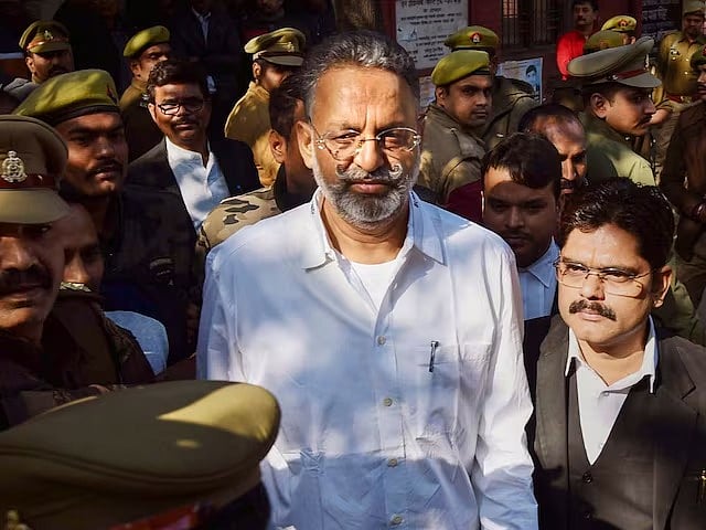 PTI : Gangster-turned-politician Mukhtar Ansari |