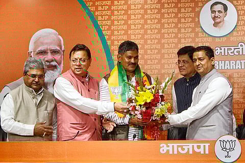 Rajendra Singh Bhandari joins BJP
