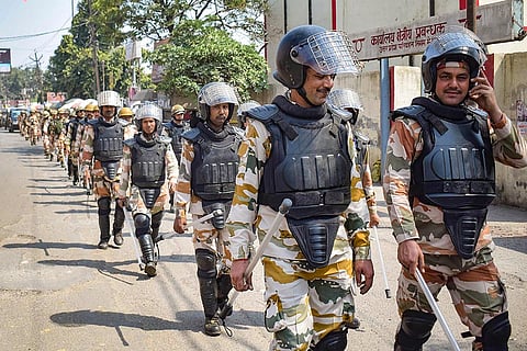 Security after centre notified CAA rules