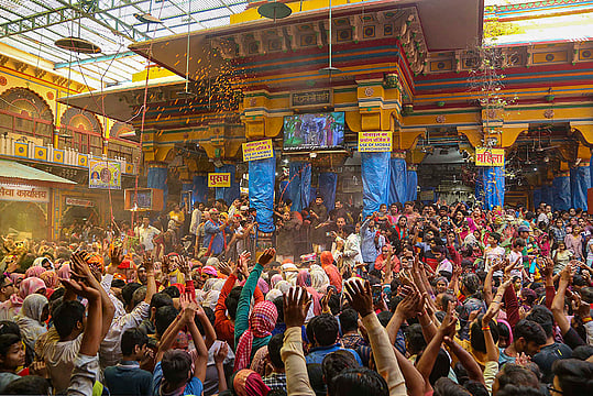 Riot Of Colours: Mathura Celebrates Holi