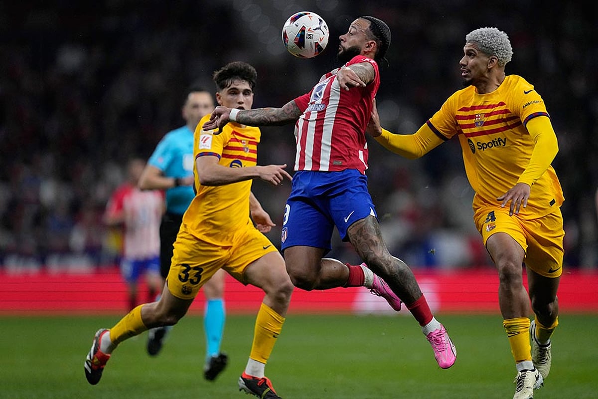 La Liga: Joao Felix Scores Against Atletico Madrid In 3-0 Rout - In Pics