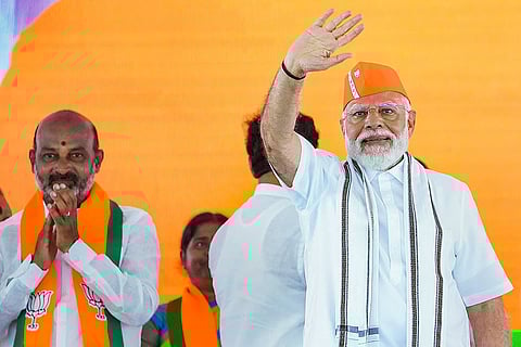 PM Modi in Adilabad