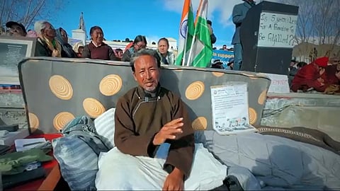 Wangchuk today also mentioned that he was ready to go on a hunger strike once again if the demands of the people of Ladakh were not met as "we are fighting for our future and the children".