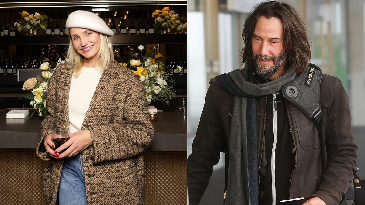 Instagram : Cameron Diaz, Keanu Reeves