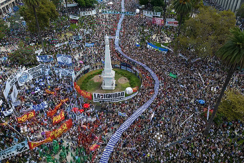 | Photo: AP/Rodrigo Abd : Argentina Coup Anniversary