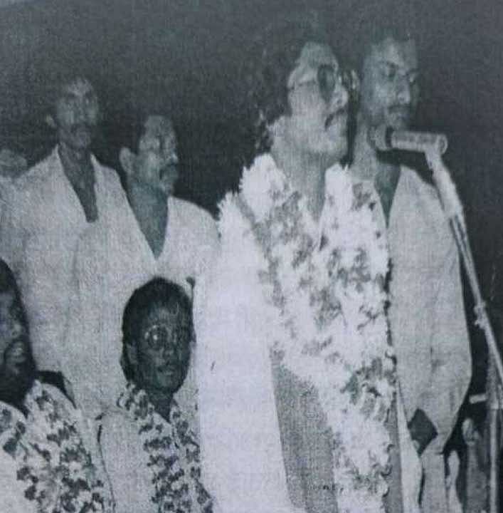 Undated file photo of a AJSU meeting in favour of Statehood for Jharkhand