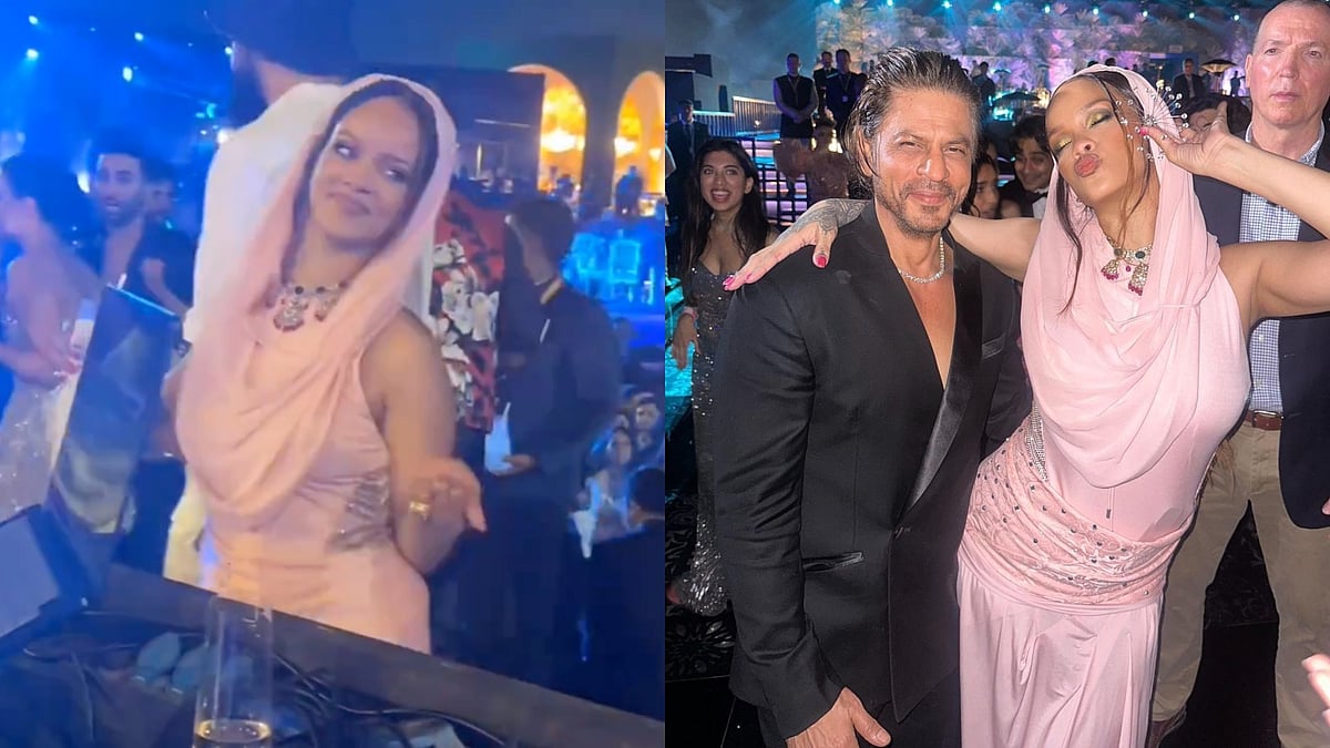 Instagram : Rihanna with Shah Rukh Khan