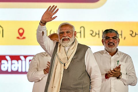 PM Modi at Sabarmati Ashram