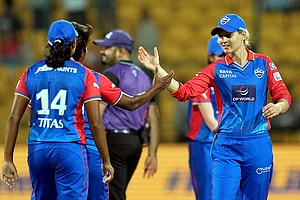 | Photo: PTI/Shailendra Bhojak : WPL 2024: DC vs GG