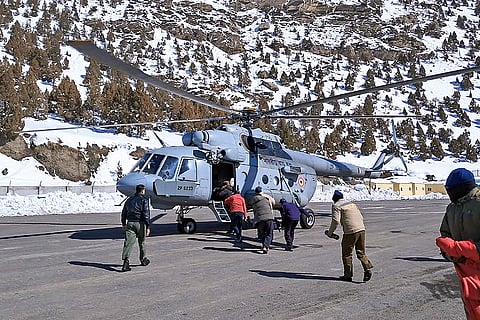 Patients being airlifted by IAF