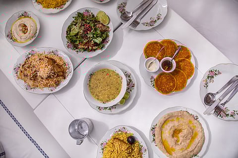 Arabian tea house in Dubai