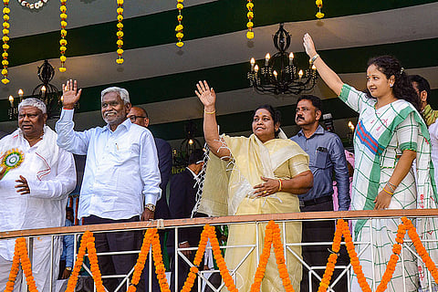 Kalpana Soren in Giridih