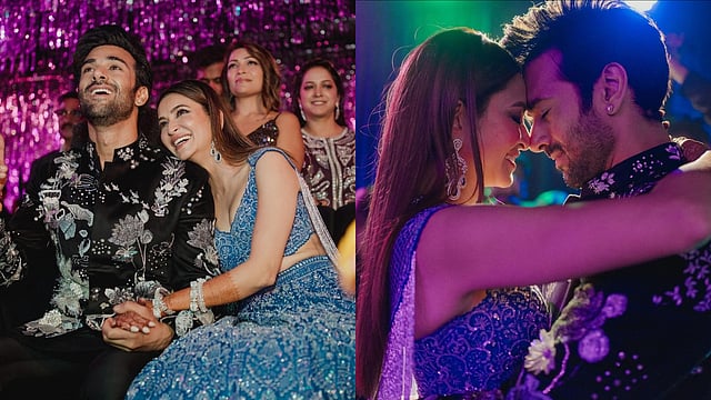 Kriti Kharbanda And Pulkit Samrat Sangeet Pics: Couple Can't Take Their Eyes Off Each Other At 'Most Epic Celebration'