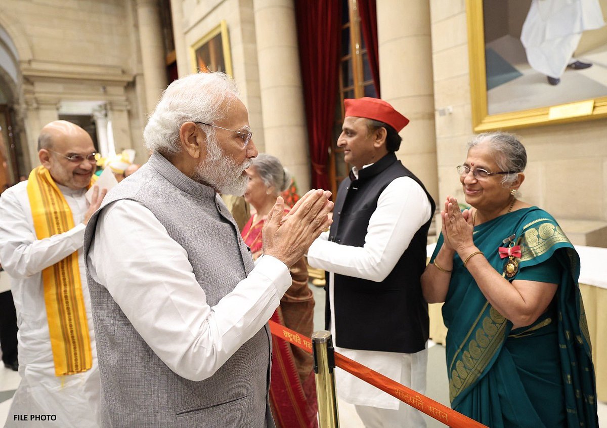 X/@narendramodi : President Droupadi Murmu has nominated former chairperson of the Infosys Foundation Sudha Murty to Rajya Sabha