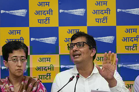 AAP press conference in Delhi