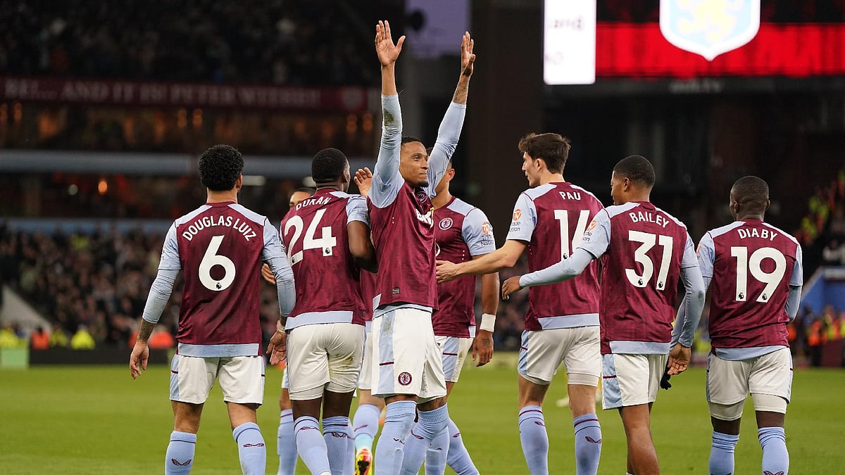 Aston Villa moved back up to fourth in the Premier League after beating Wolves. - (Bradley Collyer/PA)
