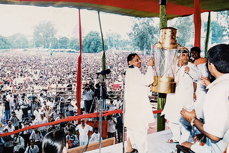 Lalu Yadav and Mulayam