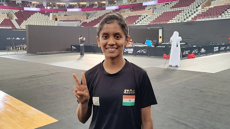 File photo of Indian table tennis player Sreeja Akula. - X/Sreeja Akula