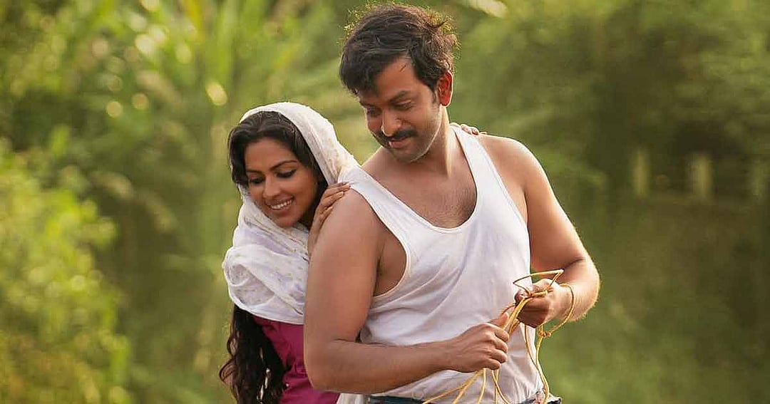 Prithviraj Sukumaran And Amala Paul in 'Aadujeevitham'