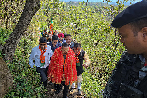 Jitendra Singh campaigns