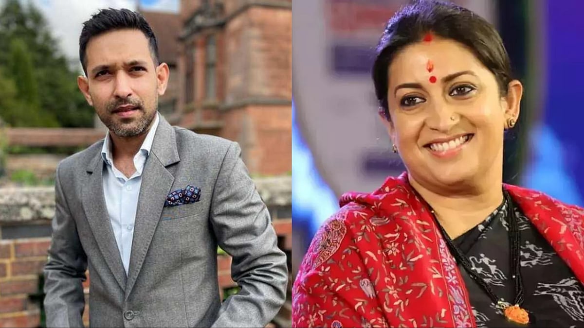 Facebook : Vikrant Massey, Smriti Irani 
