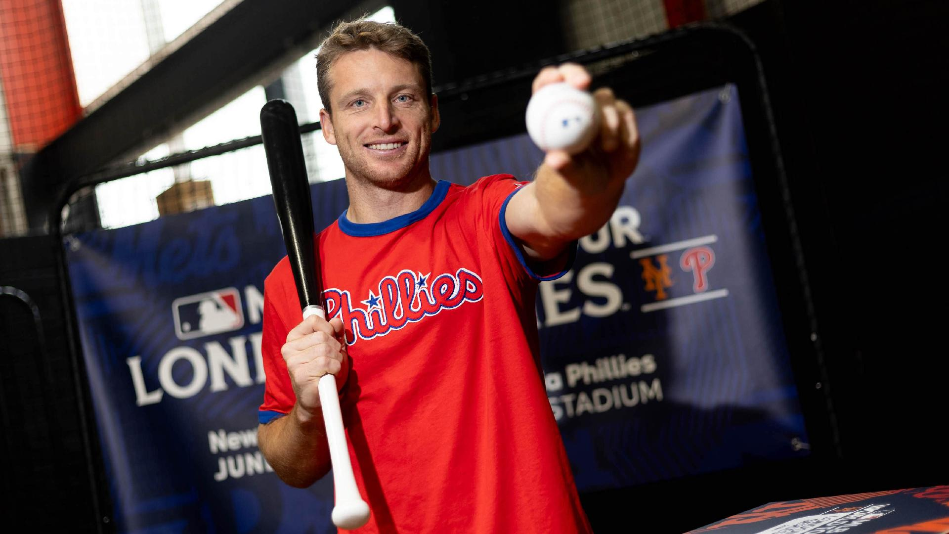 Jos Buttler at an event to promote Major League Baseball coming to London in June, 2024. -  MLB Europe/Getty/Handout/PA