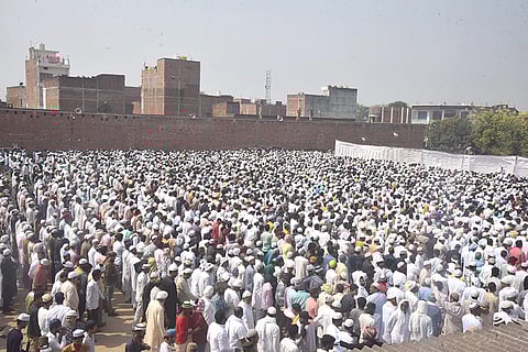 Mukhtar Ansari's funeral