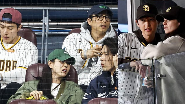 Hyun Bin-Son Ye-jin Make A Rare Appearance; Joined By Gong Yoo, Lee Dong-wook, Song Joong-ki At MLB Seoul Series 2024