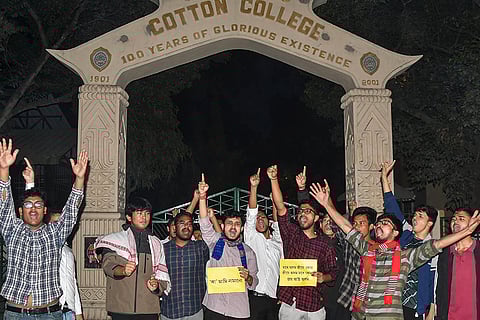 Protest after centre notified CAA rules