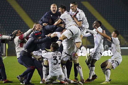 Serie A: Giovanni Fabbian Scores Late Winner As Bologna Beat Empoli 1-0 - In Pics