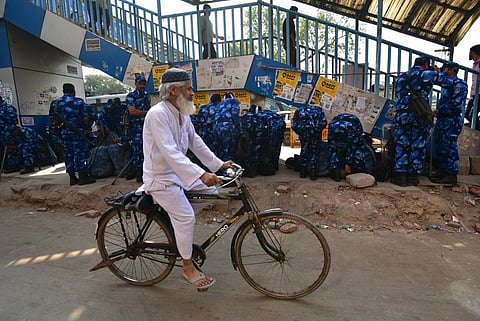 Security at Shaheen Bagh
