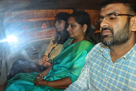 BRS leader K Kavitha brought to Delhi