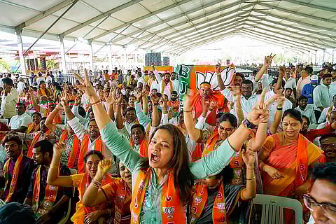 PM Modi''s public meeting in Telangana
