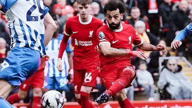 Premier League: Mo Salah Fires Liverpool To Top Of Table With 2-1 Win Over Brighton