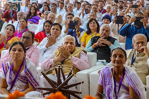 PM Modi at Sabarmati Ashram