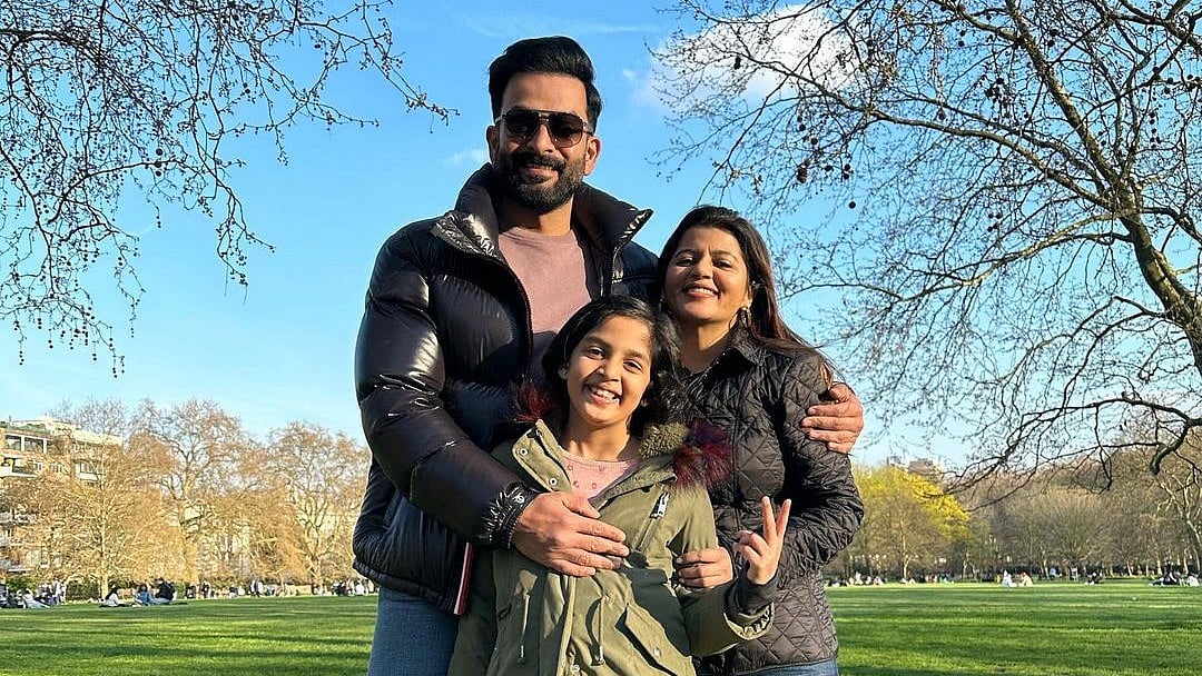 Instagram : Prithviraj Sukumaran with family
