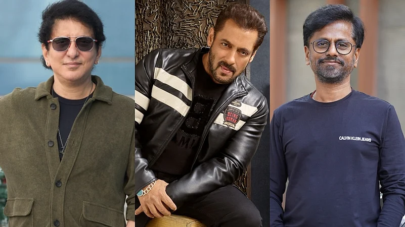 Salman Khan With Sajid Nadiadwala, AR Murugadoss