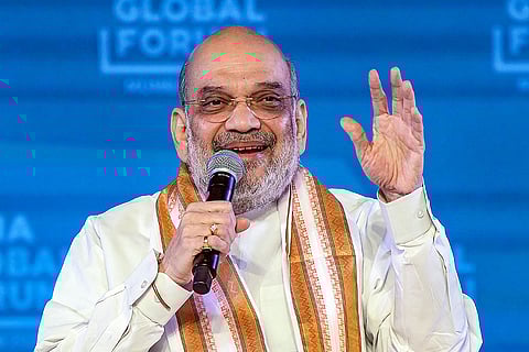 Amit Shah in Mumbai