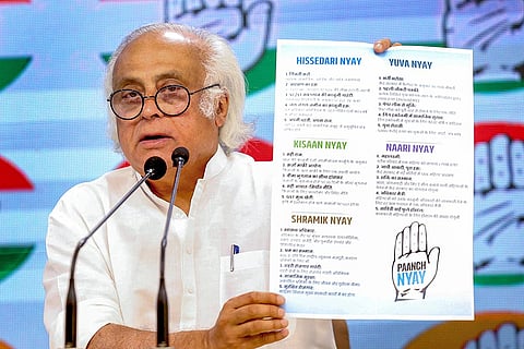 Jairam Ramesh addresses press