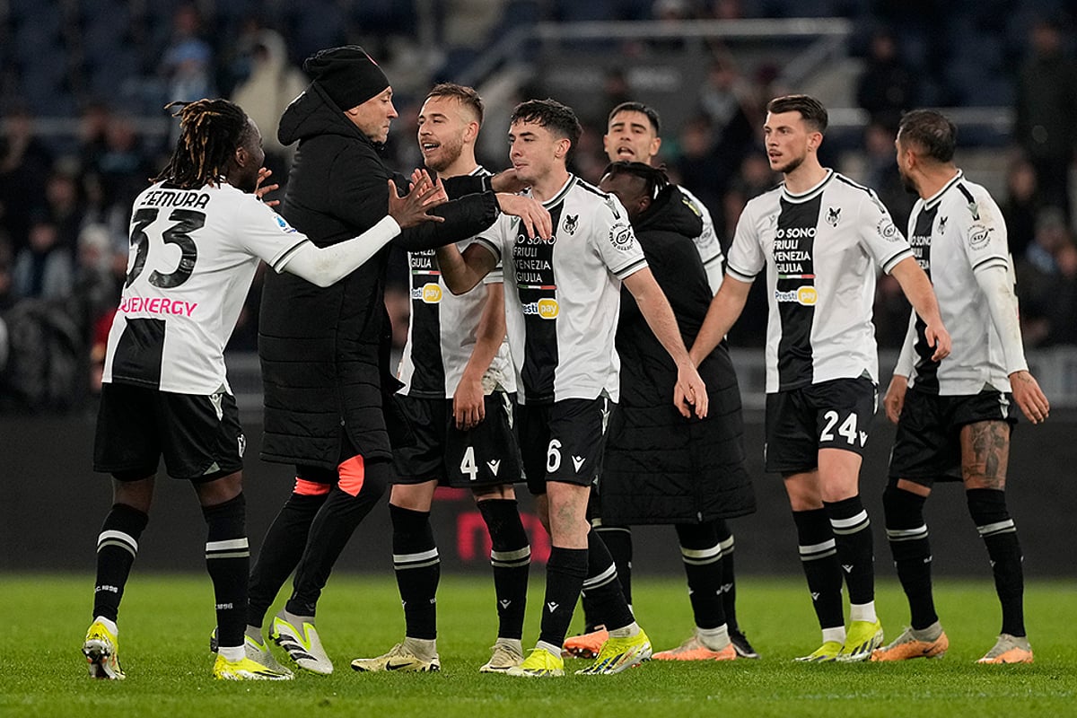 Serie A: Udinese Stun Lazio 2-1, Notch Up Only Second Win Of Season - In Pics