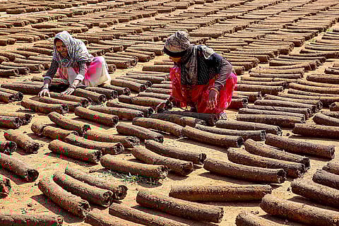 Preparations for Holi