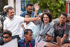 Photo: PTI/Kunal Patil : Bharat Jodo Nyay Yatra