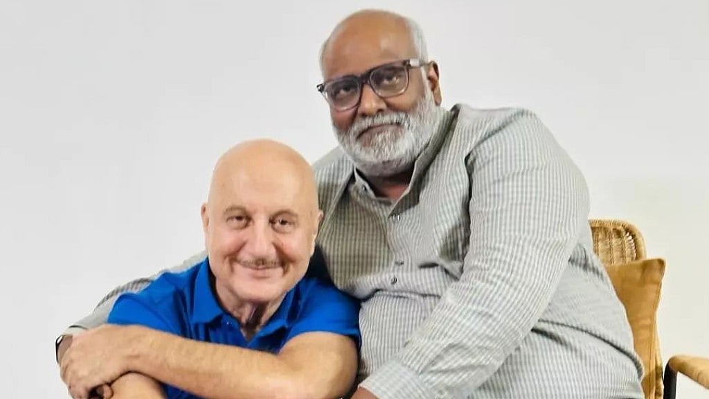 Instagram : Anupam Kher and M M Keeravani